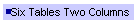 Six Tables Two Columns